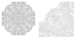 Alternative view 14 of Floral Mandalas Coloring Book