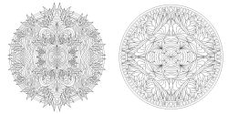 Alternative view 18 of Floral Mandalas Coloring Book
