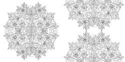 Alternative view 20 of Floral Mandalas Coloring Book