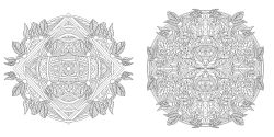 Alternative view 23 of Floral Mandalas Coloring Book