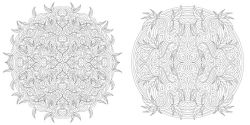 Alternative view 3 of Floral Mandalas Coloring Book