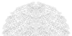 Alternative view 7 of Floral Mandalas Coloring Book