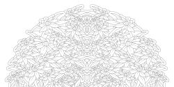 Alternative view 10 of Floral Mandalas Coloring Book