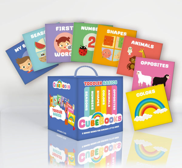 CubeBooks: Toddler Basics: 8 Board Books for Curious Little Ones