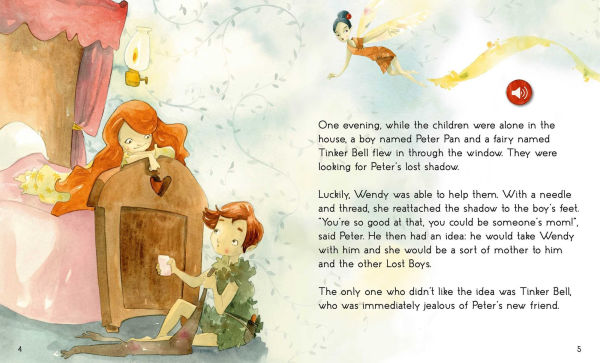 The Storyteller Peter Pan: Listen to the sound fairytales