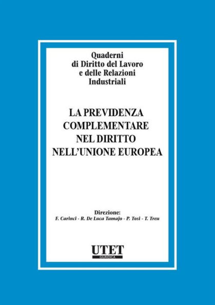 La previdenza Complementare nel Diritto nell'Unione Europea