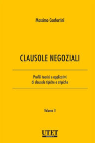 Title: Clausole negoziali, Author: Massimo Confortini