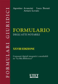 Title: Formulario degli atti notarili, Author: AGOSTINO AVANZINI