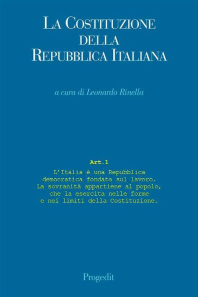 La Costituzione della Repubblica italiana