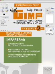 Title: GIMP: tutorial pratici per Windows, Mac e Linux. Livello 9: Completiamo il lavoro per una GIF animata, Author: Luigi Panico