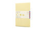 Moleskine Messages Postal Notebook, Large, Plain, Frangipane Yellow, Soft Cover (4.5 x 6.75)