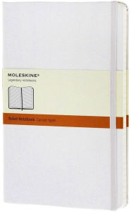 Moleskine Classic White Large Ruled Notebook