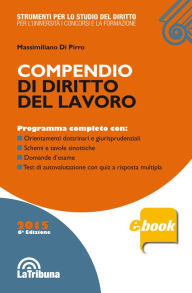 Title: Compendio di diritto del lavoro, Author: Massimiliano Di Pirro
