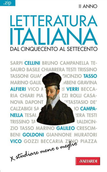 Letteratura italiana. Dal Cinquecento al Settecento: Sintesi .zip