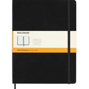 Personalized Leather cover for classic moleskine Large size (5 x 8.25) -  Extra Studio