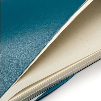 Moleskine Classic Soft Underwater Blue Large Dotted Notebook By