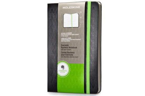 Moleskine Evernote Pro Large Black Hardcover 5 x 8.25