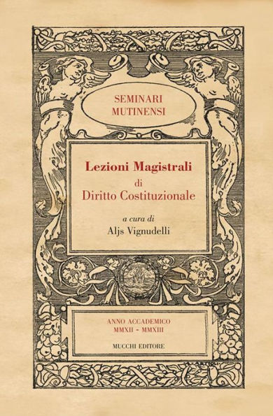 Lezioni Magistrali di Diritto Costituzionale III: Volume III