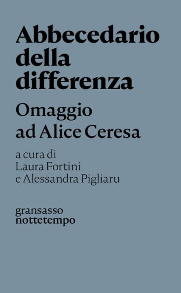 Abbecedario della differenza: Omaggio ad Alice Ceresa