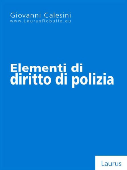 Elementi di diritto di polizia