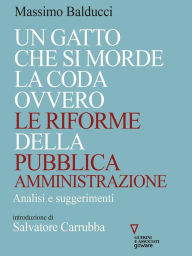 Title: Un gatto che si morde la coda ovvero le riforme della pubblica amministrazione, Author: Massimo Balducci