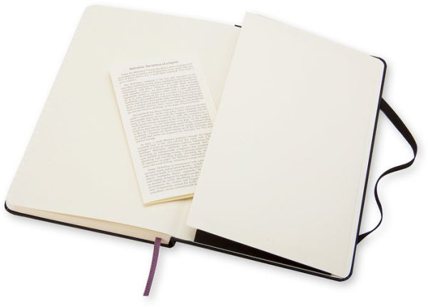 Moleskine Classic Notebook, Large, Ruled, Black, Hard Cover (5 x 8.25)
