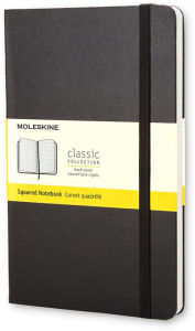 Title: Moleskine Classic Notebook, Large, Squared, Black, Hard Cover (5 x 8.25), Author: Moleskine