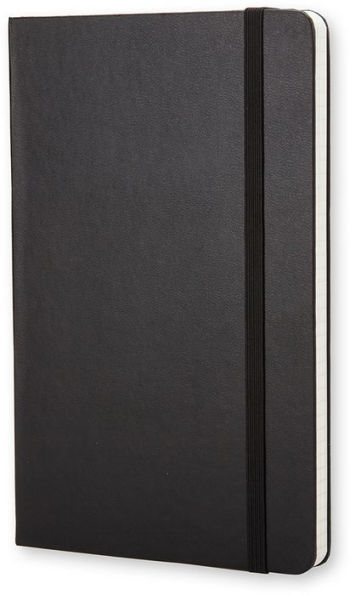 Moleskine Classic Notebook, Large, Squared, Black, Hard Cover (5 x 8.25)