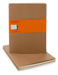 Title: Moleskine Cahier Journal (Set of 3), Extra Large, Ruled, Kraft Brown, Soft Cover (7.5 x 10)