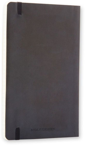 Moleskine Classic Notebook, Large, Ruled, Black, Soft Cover (5 x 8.25)