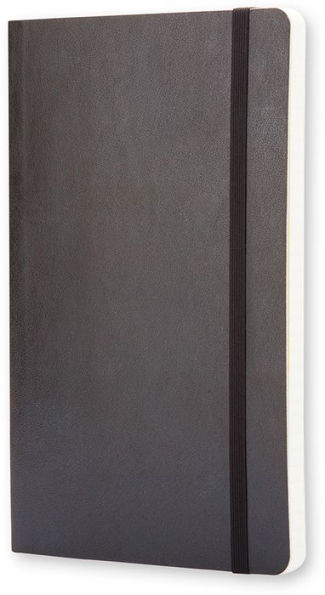 Moleskine Classic Notebook, Large, Ruled, Black, Soft Cover (5 x 8.25)