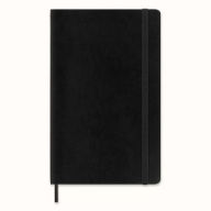 Moleskine Classic Notebook, Large, Plain, Black, Soft Cover (5 x 8.25)