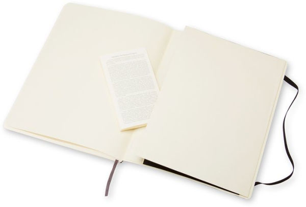 Moleskine Classic Notebook, Extra Large, Ruled, Black, Soft Cover (7.5 x 10)