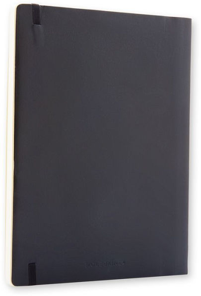 Moleskine Classic Notebook, Extra Large, Squared, Black, Soft Cover (7.5 x 10)