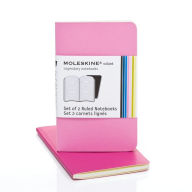 Moleskine Volant Extra Small Ruled Notebook, Pink/Magenta Set of 2