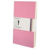 Moleskine Volant Large Ruled Notebook, Pink/Magenta Set of 2