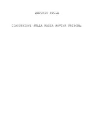 Title: Discussioni sulla razza bovina frisona, Author: Antonio Stola