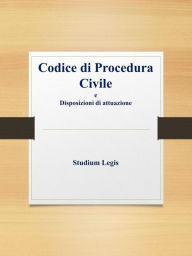 Title: Codice di procedura civile, Author: Studium Legis