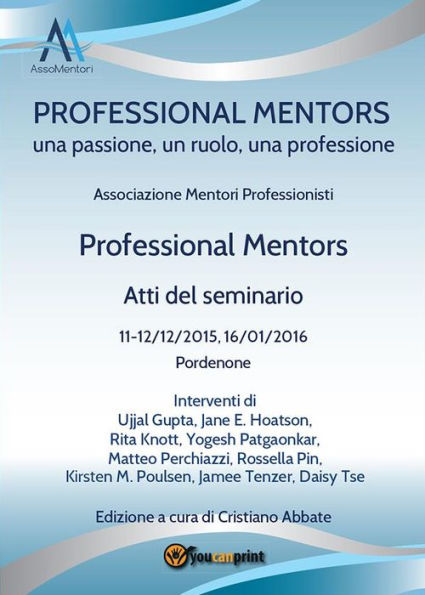 Professional Mentors. Atti del seminario