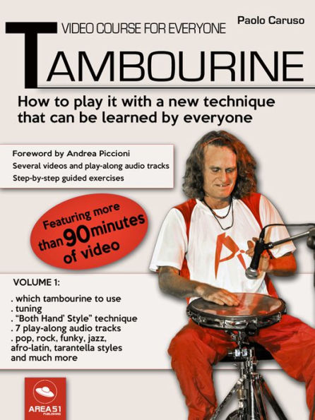 Video course for everyone tambourine Volume 1: How to play it with a new technique that can be learned by everyone