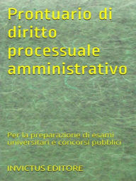 Title: Prontuario di diritto processuale amministrativo, Author: AA. VV.