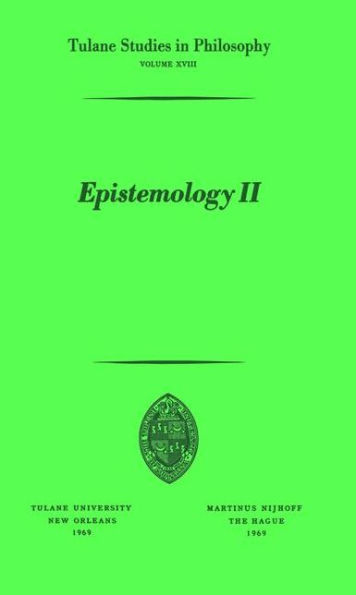 Epistemology II / Edition 1