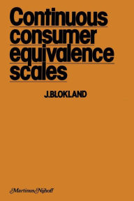 Title: Continuous Consumer Equivalence Scales: Item-specific effects of age and sex of household members in the budget allocation model, Author: J. Blokland