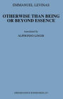 Otherwise Than Being or Beyond Essence / Edition 1