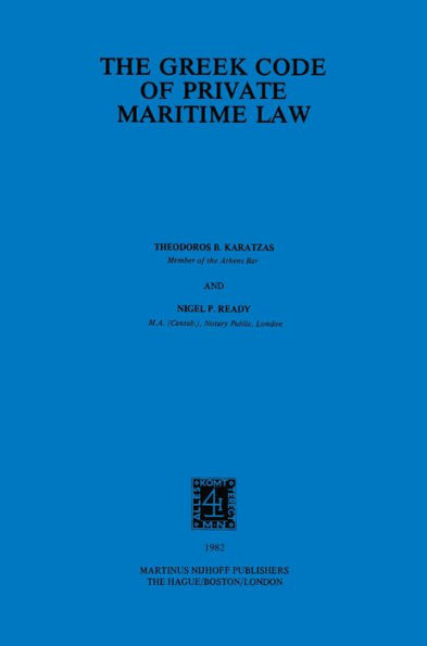 The Greek Code Of Private Maritime Law