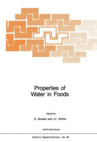Title: Properties of Water in Foods: in Relation to Quality and Stability, Author: D. Simatos