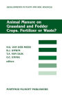 Animal Manure on Grassland and Fodder Crops.Fertilizer or Waste?: Proceedings of an International Symposium of the European Grassland Federation, Wageningen, The Netherlands, 31 August-3 September 1987
