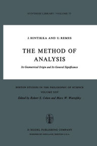 Title: The Method of Analysis: Its Geometrical Origin and Its General Significance, Author: Jaakko Hintikka