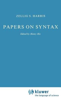Papers on Syntax