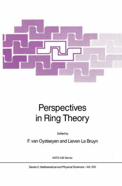 Perspectives in Ring Theory / Edition 1